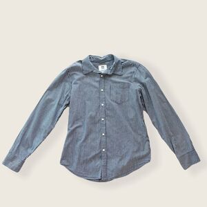 Levi’s‎ Pinstriped Men’s Grey and White Button Down